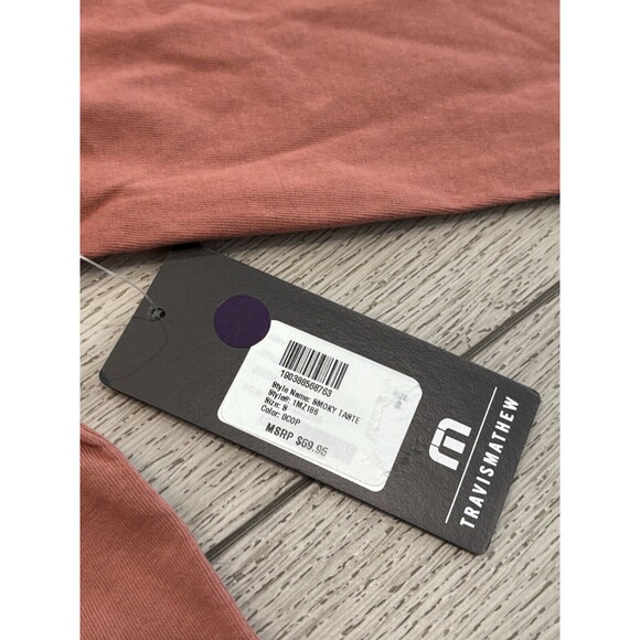 Travis Mathew Smoky Taste Long Sleeve Graphic T-Shirt Mens Small S Golf Casual - Picture 3 of 6